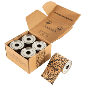 Dynamic Tape Box - Black Tattoo - 4 Rolls (7.5cm x 5m)